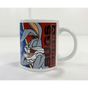 Vintage 1998 Bugs Bunny Coffee Mug Cup Warner Bros Looney Tunes Collectible